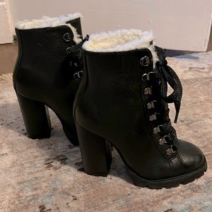 Schutz heeled boots booties